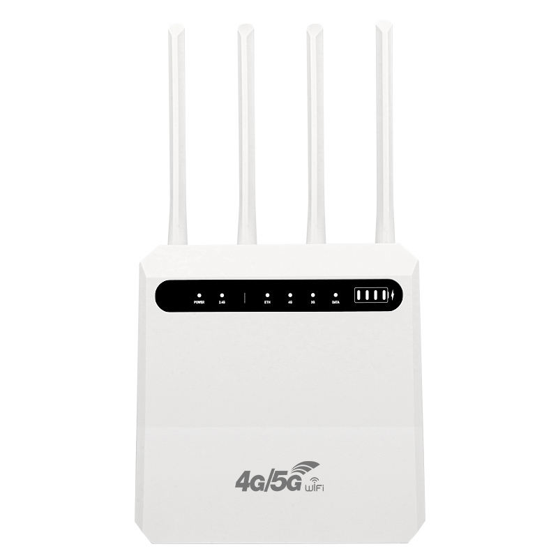 4G CPE Router with SIM Card Slot Home Use Firewall Dual Band WiFi High ...
