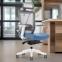 Chaise de bureau exécutive ergonomique moderne en maille, pivotante, réglable en hauteur 4D, pour mobilier commercial OEM