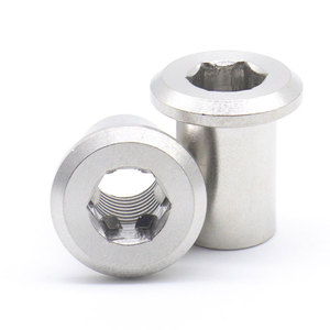 Écrou de sécurité OEM en acier inoxydable 316 nickelé passifé, usiné CNC avec précision, M8, à deux (<span class=keywords><strong>2</strong></span>) trous, pour applications médicales - Product Image 6