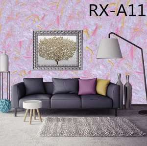 <span class=keywords><strong>Papier</strong></span> <span class=keywords><strong>peint</strong></span> liquide écologique personnalisable pour la décoration intérieure-Peinture murale artistique imperméable avec motifs texturés - Product Image 4