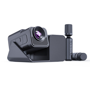 2025 hy360ktv HD Máy chiếu karaoke 3D Android 11 đa chức năng micro LED Đèn chúng tôi cắm đại lý khu vực xuyên biên giới mới - Product Image 1