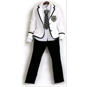 Uniformes Escolares de Moda al por Mayor para Niños y Niñas, Camisa Blanca y Pantalones - Product Image 5