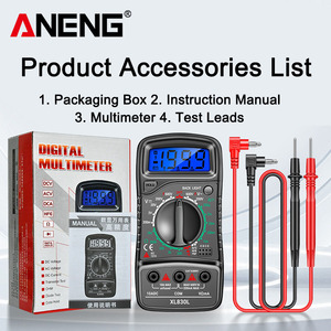 Multimetro Digitale di Alta Precisione per Misurazioni di Tensione, Amperometro Intelligente Portatile Universale - Product Image 6