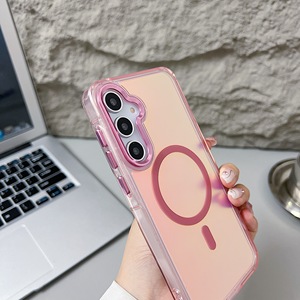 Étui magnétique translucide à dégradé de couleurs pour <span class=keywords><strong>Samsung</strong></span> Galaxy A05S A15 A25 A35 A55 A14 A24 A34 A54 <span class=keywords><strong>A13</strong></span> A53, compatible avec la charge sans fil - Product Image 3