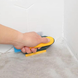 Brosse de nettoyage multifonctionnelle en plastique pour joints, outils de nettoyage manuels pour rainures et interstices, brosse de nettoyage pour murs de salle de bain et coins de toilettes - Product Image 3