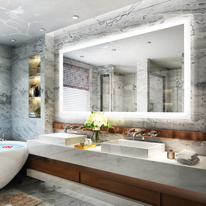 Miroir intelligent LED Android avec écran tactile <span class=keywords><strong>magique</strong></span> Wifi en gros, miroir de salle de bain éclairé - Product Image 3