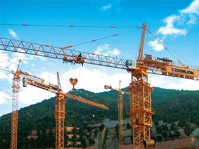 ZOOMLION 1/72 中連重科 Tower Crane タワークレーン箱付