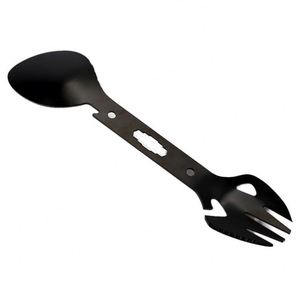 Cuillère-fourchette de camping fonctionnelle en acier inoxydable, 7 en 1, multi-usages, avec ouvre-bouteille et sifflet - Product Image 2