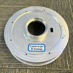 Servicios de Mecanizado CNC Personalizados OEM para Placas de Bloque de Empuje de Aluminio/Acero Inoxidable, Superficies de Rodamiento de Alta Precisión - Product Image 1