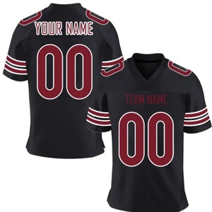Customized Logo Breathable Quick Dry Spandex/Polyester Casual Short Sleeved V-Neck Rugby Jersey for Men 160g - Product Image 1
