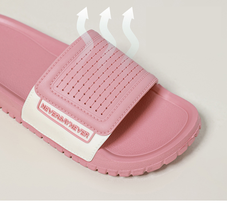 High Quality Non-slip Bath Slippers for Women and Men House Thick Platform Sole Slides
