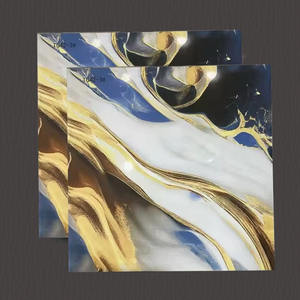 Piastrelle per pavimenti in marmo di lusso in stile 60x60 lucidate piastrelle in marmo porcellana smaltata per parete Calacatta prezzo basso fornitore di piastrelle - Product Image 2