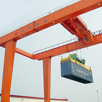 Grue portique mobile sur rail (RMG) pour la manutention de conteneurs en port
