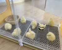 YIWAN Poulailler, Cages à volailles en fil métallique, Cages d'élevage en métal, Aviaries en métal, Cages pour animaux de compagnie pour fermes