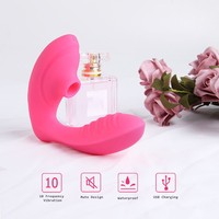Vibrateur à succion portable rechargeable par USB, 10 vitesses, stimulateur clitoridien et point G féminin, baguette vibrante de massage
