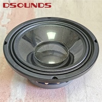 Haut-parleur Woofer de Voiture 10 Pouces, Aimant en Ferrite avec Haut-parleur Médium Pro Audio à Bobine Mobile 2,5 Pouces, Haut-parleur Audio de Voiture avec Cône en Carbone