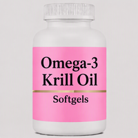 Fabricant OEM de gélules d'huile de krill personnalisées, krill antarctique, EPA, DHA, astaxanthine, phospholipides, oméga 3, marque privée