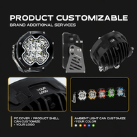 Barra de Luces LED de 37 Pulgadas, 12V, 5700K, Impermeable, para Techo de Vehículo, Todoterreno, Can-Am, SUV, 4x4, UTV, Camioneta