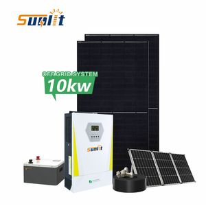 Sistema Híbrido de Almacenamiento de Energía Solar Fotovoltaica, Kit Completo de 5Kw, 8Kw, 10Kw, 12Kw, 15Kw, Sistemas de Energía Solar Fotovoltaica con Batería Fuera de la Red - Product Image 3