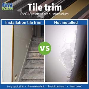 Profilé de carrelage en aluminium de style moderne, vente en gros, usage commercial et résidentiel, profilé d'angle de carrelage en métal - Product Image 3