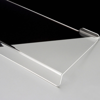 Support de clavier en acrylique, plexiglas transparent, lucite, support de support de clavier en acrylique transparent
