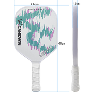 Raquette de pickleball Influence Model 5003, noyau en nid d'abeille, Kevlar de quatrième génération, certifiée USAPA, épaisseur 15 mm, 800 g, professionnelle, antichoc