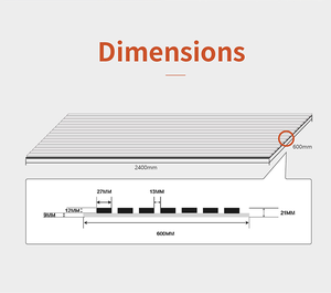 Paneles acústicos de listones de madera OEM WINEGO Panel acústico de pared de chapa de madera Panel acústico de madera con acabado natural - Product Image 4