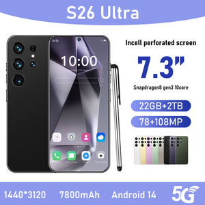 2025 nuevos teléfonos originales S26 ultra Smartphones 22GB + 2TB 5G Dual SIM teléfono móvil desbloqueo facial <span class=keywords><strong>Android</strong></span> 14 5G teléfono - Product Image 2
