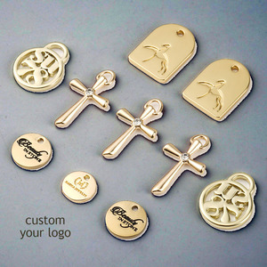 Tùy Chỉnh Kim Loại Nhãn Tên Tag Cho Túi Xách Và Hàng May Mặc Hình Chữ Nhật Vuông Mô Hình Với Logo Mạ Phụ Kiện Cho Túi Xách Giày - Product Image 5