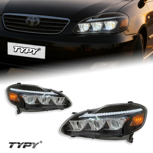 ชุดแปลงไฟหน้า LED สำหรับรถยนต์โตโยต้า โคโรลล่า ปี 2003-2008 พร้อมเลนส์เลเซอร์ และไฟเดย์ไลท์ - Product Image 1