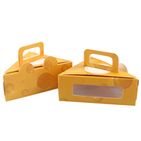 Boîtes en papier kraft personnalisées avec logo, petites, pour gâteaux mousse, emballage alimentaire, cadeaux, avec poignée, laminage mat et revêtement UV, recyclables