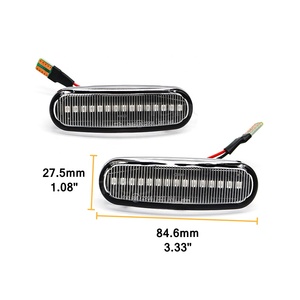 Feux clignotants latéraux dynamiques en option pour <span class=keywords><strong>Fiat</strong></span> Panda Linea Punto EVO <span class=keywords><strong>Peugeot</strong></span> <span class=keywords><strong>Citroen</strong></span> Lancia voyant LED coulant - Product Image 6