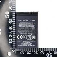 Batterie de remplacement de qualité supérieure BL-5CT 1050mAh pour téléphones 5220 6303 C3 C5 C6, conforme CE RoHS, en stock
