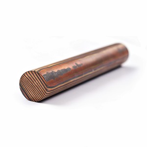 Gemelos Formales de 3 Capas con Diseño de Rayas de Madera, Unisex, para Bodas y Fiestas, Regalo - Product Image 1