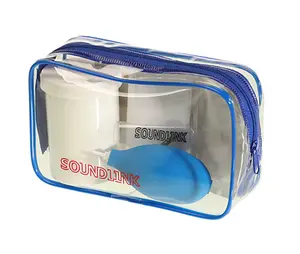 SOUNDLINK PVC Waterproof Travel Wash Bag Clear Hearing Aid Hygiene Kit Bag Carry Travel Cleaning Care Bag