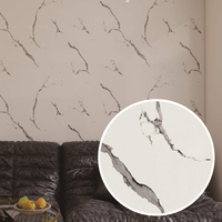 Panneau mural en PVC imitation marbre, motif OEM Y Board, personnalisable, aspect pierre naturelle