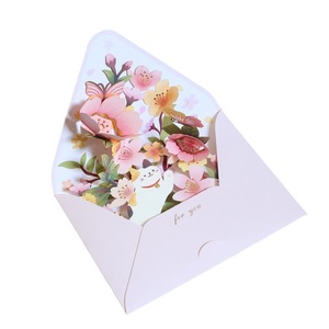 Nueva Tarjeta de Felicitación Creativa 3D con Flores de Papel, para Cumpleaños, Día de la Madre, Agradecimiento, Regalo para Maestros, con Sobre - Product Image 1