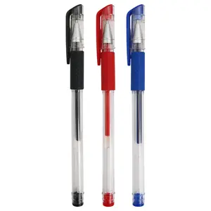 Water Based Signature Classic Office Plastic Neutral Gel Pens Sets With Custom Logo