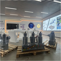 Disjoncteur à vide triphasé extérieur intelligent à télécommande avec réenclenchement automatique 12KV 15KV, capacité de coupure 20kA