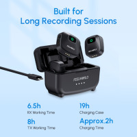Microphone Lavalier Sans Fil FEELWORLD LM1 OEM avec Étui de Charge pour Diffusion en Direct – Vente en Gros Usine