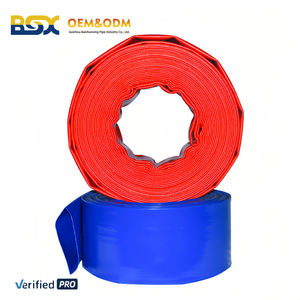 Langlebig 2 \ "3 \" 4 \ "Zoll PVC Lay Flat Flexibler Wasserzufuhr schlauch 4 Zoll Kunststoff rohre für die Bewässerung in der Landwirtschaft - Product Image 3