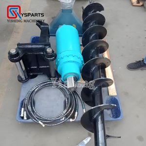 Máy xúc tập tin đính kèm chất lượng cao Máy xúc thủy lực Trái Đất Auger khoan nhà cung cấp cho Đóng cọc và đất Auger - Product Image 4