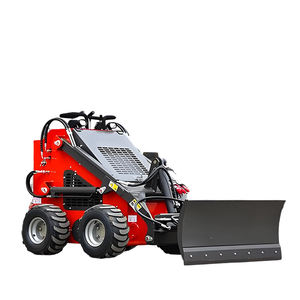 جرافة صغيرة ذات عجلات عالية الجر مع محراث ثلج لإزالة الثلوج من الممرات السكنية وتنسيق الحدائق - Product Image 6