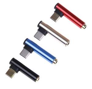 Adaptateur audio USB-C mâle vers <span class=keywords><strong>jack</strong></span> 3,5 mm femelle à 90 degrés, prix usine, pour téléphone portable et <span class=keywords><strong>tablette</strong></span> - Product Image 4