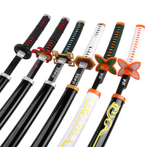 Armes de cosplay <span class=keywords><strong>ninja</strong></span> personnalisées de haute qualité, épée de démon tueur, katana en carbone - Product Image 2