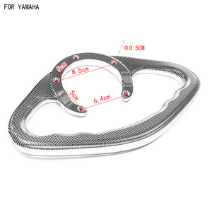 Manillar de Agarre para Tanque de Combustible Trasero de Motocicleta, Barra de Agarre para Pasajero, Reposabrazos de Tanque de Combustible Trasero, 5 Orificios para Yamaha R1 R6 R25 R3 - Product Image 4
