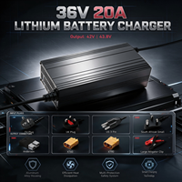 Pengisi Daya Baterai Li-ion Pintar 36V20A 42V43.8V dengan Proteksi Overcharge, Pengisi Daya Lithium untuk Mobil Wisata dan Forklift Listrik