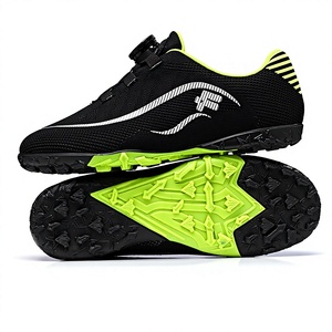 Nouvelles Chaussures <span class=keywords><strong>de</strong></span> Football Unisexe pour Enfants à Semelle Extérieure en Caoutchouc et Doublure en Maille Respirante, avec Bouton Rotatif TF, pour Élèves du Primaire - Product Image 1