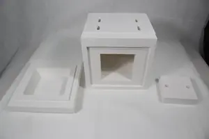 उच्च गुणवत्ता 1800c अपवर्तक सिरेमिक फाइबर हीटिंग चैंबर कम थर्मल चालकता उच्च तापमान के लिए अनुकूलन योग्य आकार - Product Image 5