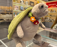 Peluche Tortue Personnage Populaire, Jouet en Peluche Personnage de Dessin Animé Personnalisé, Tortue Verte, Jouets pour Enfants
